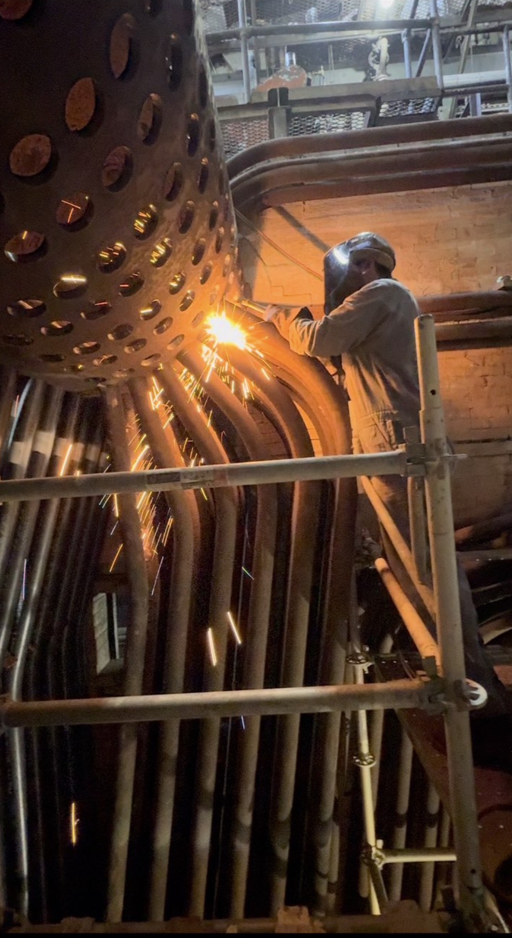 Austin Hunt at work